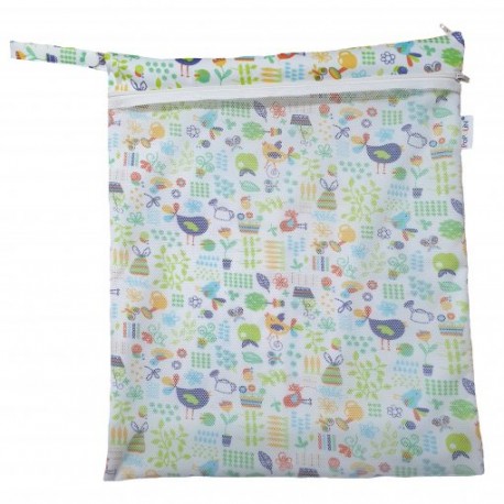 Wet bag doppia tasca Garden Popolini